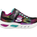 Skechers Glow-Brites 302306L/BKMT Zwart-27