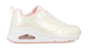 Skechers Uno Opal Shines 310510L/WMLT Wit / Roze-33