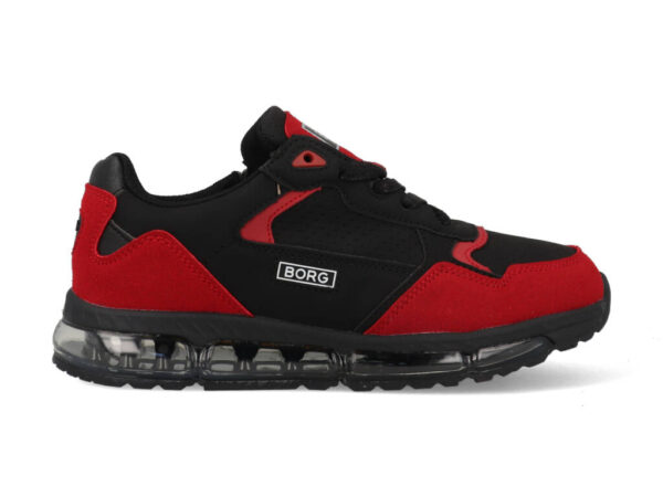 Björn Borg Sneakers X500 PRF BLK 0950 Zwart / Rood-31