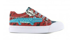 Go Banana's Sneakers GB_ALLIGATOR-L Blauw / Rood-30