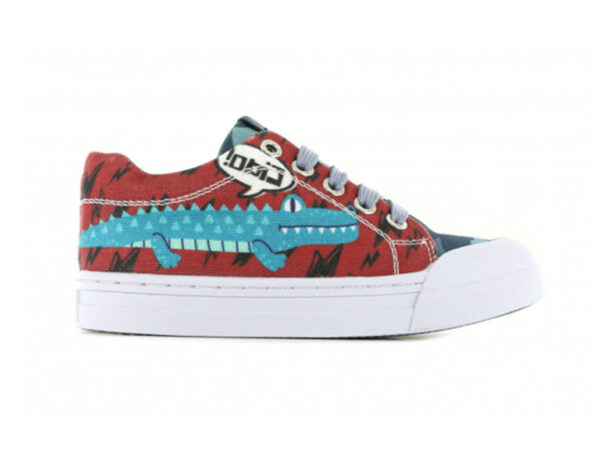 Go Banana's Sneakers GB_ALLIGATOR-L Blauw / Rood-30